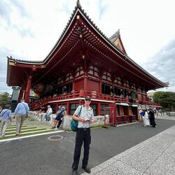 One of the buildings within the Temple grounds.