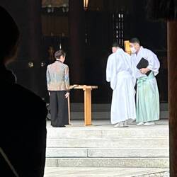 To go into the shrine an appointment is necessary. Monetary offerings are made, to hear paryers