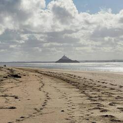 Vom Strand aus konnte man es schon erahnen. Da geht es heute noch hin.