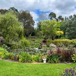 Garten der Unterkunft