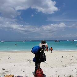 Der blaue Rucksack ist meiner 😍