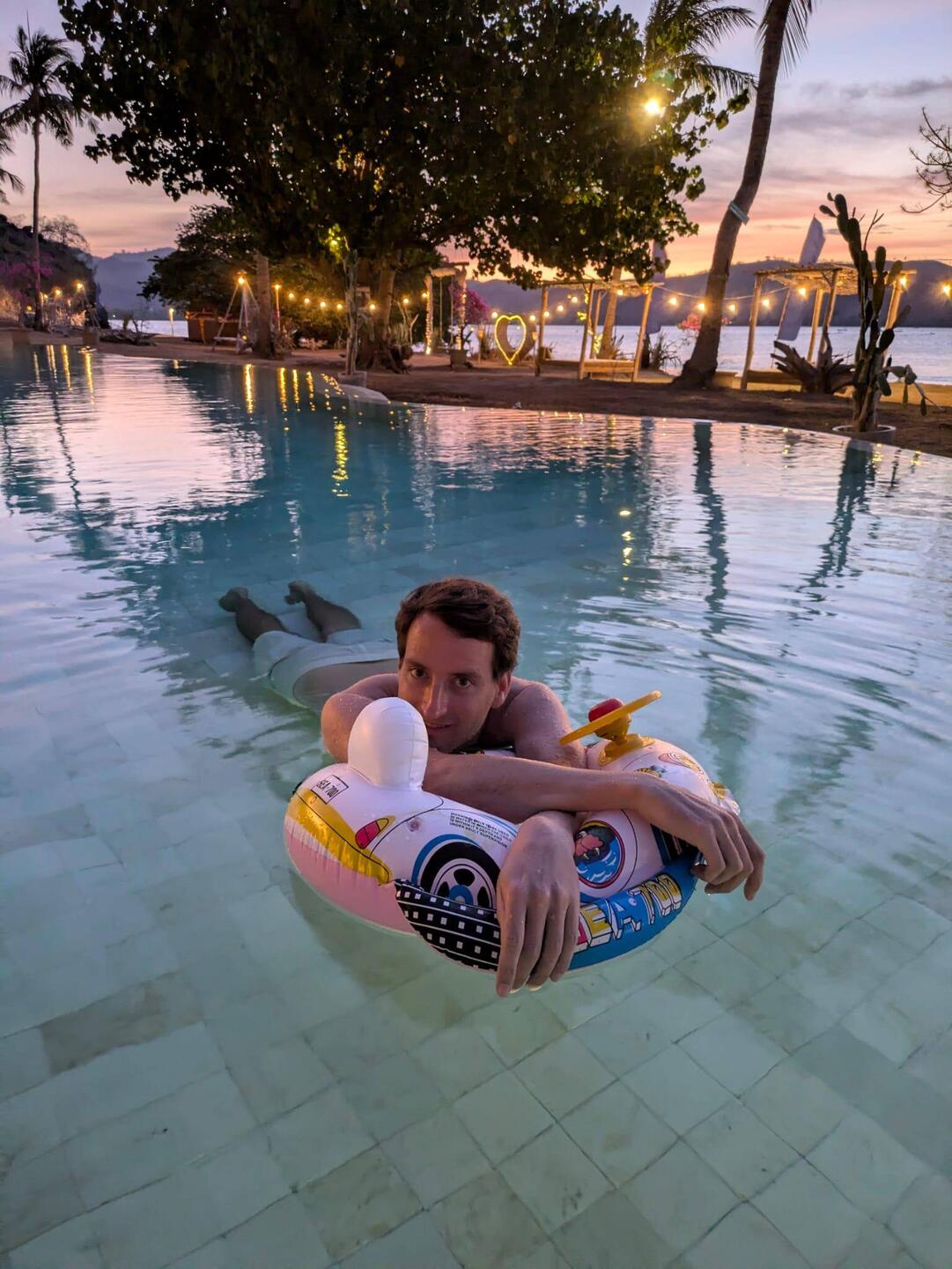 Ein letztes Mal: poolen...
