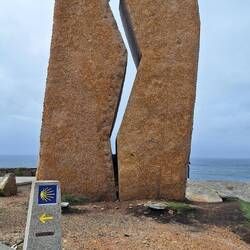 The split stones at Muxia.
