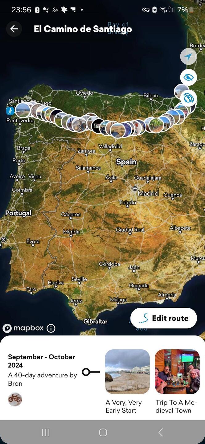 The route.