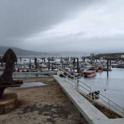 The harbour at Finesterra.