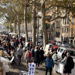 Happened upon a beautiful Sunday art market