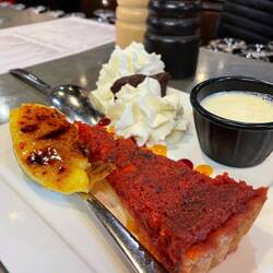This is called café gourmand which is a taste of all the desserts and a coffee - we shared it