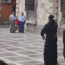 Ich habe das Glück einen für Andalusien typischen Flamenco-Tanz zu sehen - ohne teures Restaurant
