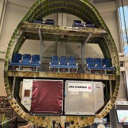A cross section of a B747. The last time I saw this was at the Bangkok Aircraft Graveyard!