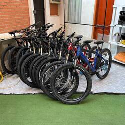Unsere Fahrräder
