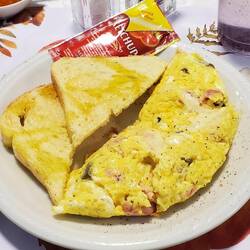 The most moist and delicious omelet! No ketchup required.