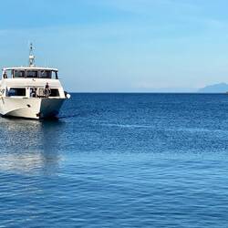 Unser Schiff für die erste Etappe