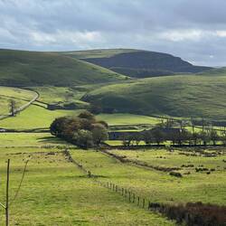 I made it up! With Mam Tor behind