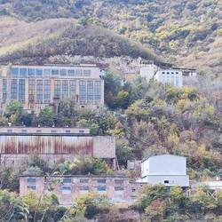 alte Industrieruine aus den Sowjetzeiten