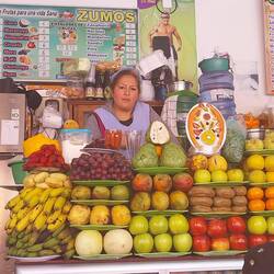 Anschließend einen leckeren Obstsaft