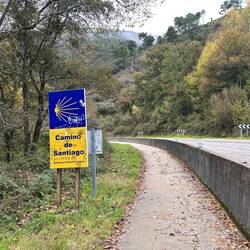 The Camino en route to Trabadello