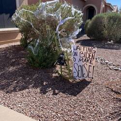 Strange Sign Out Canvassing