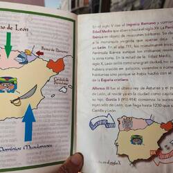 A kids book explaining the incursions on the Iberian peninsula between 5c. - 7c.