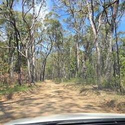 5k of driving on gravel road to the site