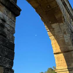 Inside one of the arches