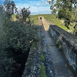 View across the aqueduct from the top