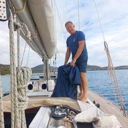 1 sail down 1 to go.