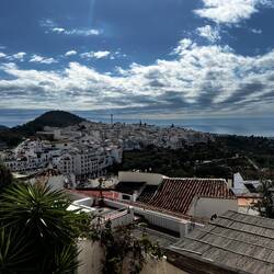 The view as we climbed toward the Roman ruins.