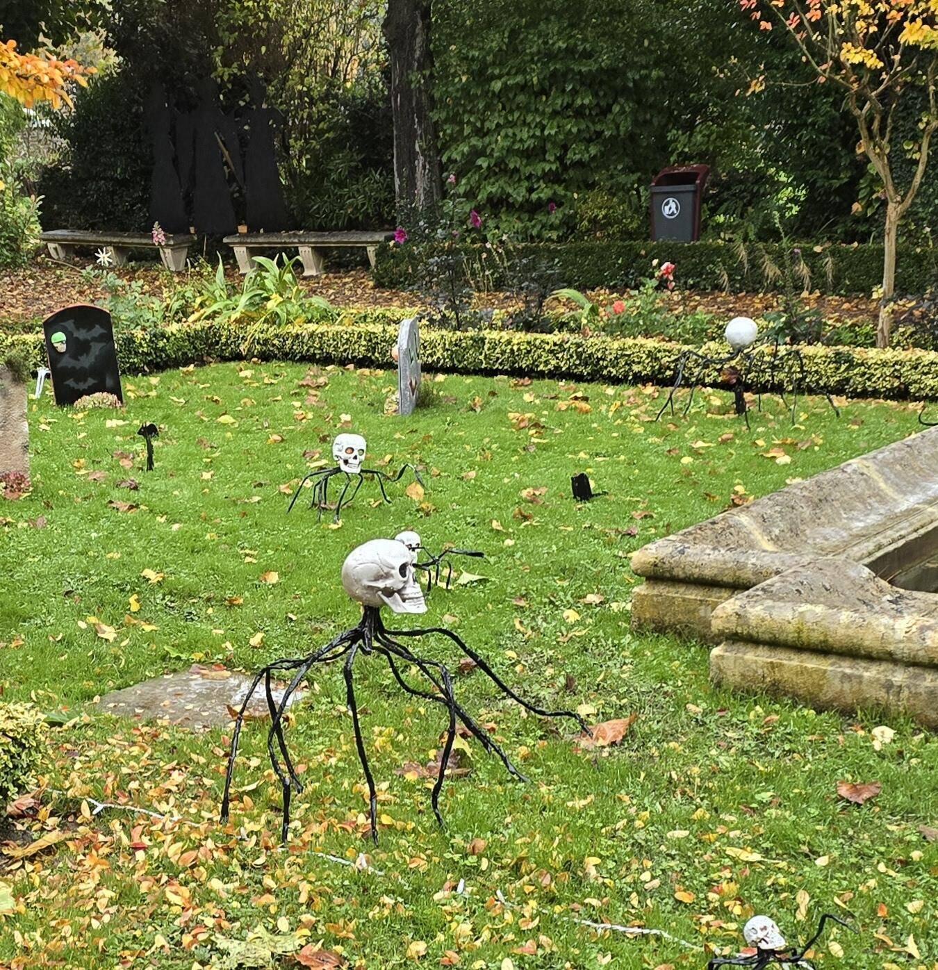 Local Museum had a Halloween theme going on in its gardens