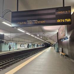 In metrostation Roma.