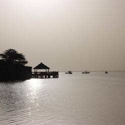Herrlicher Ausblick bei Rose im Hof