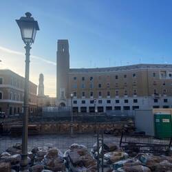 L'amphithéâtre en travaux