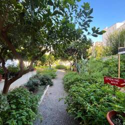 Le jardin de l'auberge