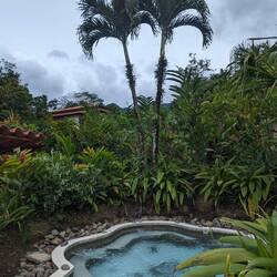 One of the many hot springs in the resort