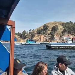 So wurde unser Bus auf die andere Seite geschippert