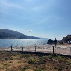 Die Straße von Tiquina - absolut verrückt