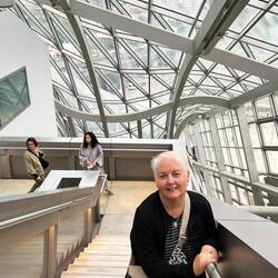 Climbing many stairs