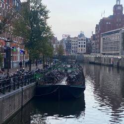 We have lots of bikes and lots of canals. I have an idea!