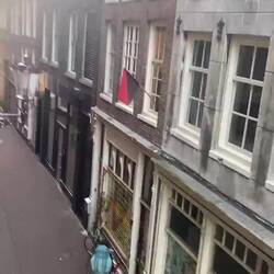 From our window in Taksteeg.