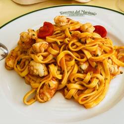 Tagliatelle ai gamberi
