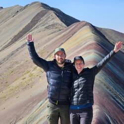 Vinicunca, Montaña de los siete colores (ja die Bilder die man im Internet findet, sind bearbeitet)