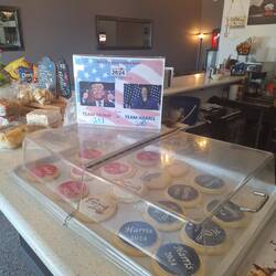 Wahlkampf in der Bäckerei in Nevada