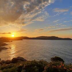 Und nochmal der Sonnenuntergang.