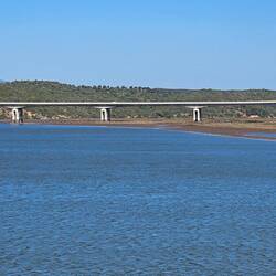 Flussdelta bei Portimão