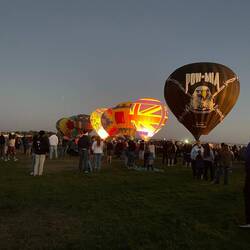 Balloons begin to inflate for the Mass Ascension