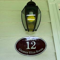 unser Zimmer. Eine berühmte frühere Eigentümerin der Plantage