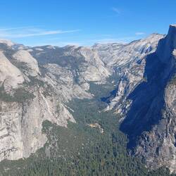 Half Dome mit Blick ins Yosemite Valley