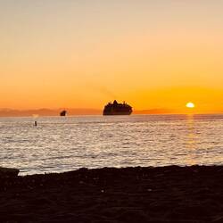 Sonnenuntergang in West Vancouver 🥰