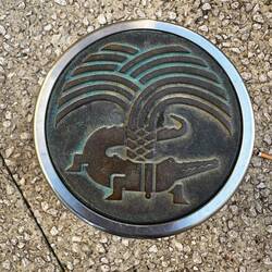 Symbol on top of posts all around the town