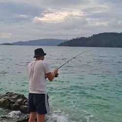 Erster Fiiiiiisch an der Angel