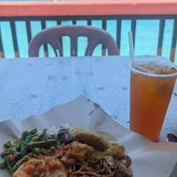 Delicious buffet lunch